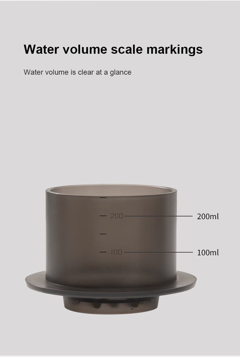 TIMEMORE-Drip Filter with a lid