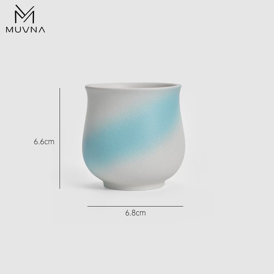 MUVNA-Ceramic cup-blue