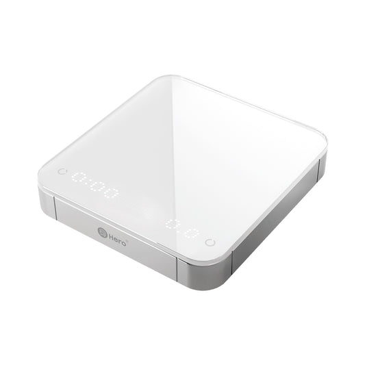 HERO COFFEE SCALE WHITE WITH SILICON PAD