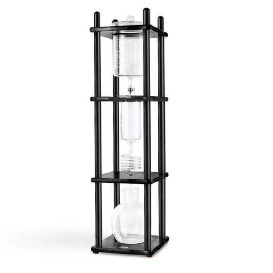 Coffee Drip tower Glass & wood black 2500ML