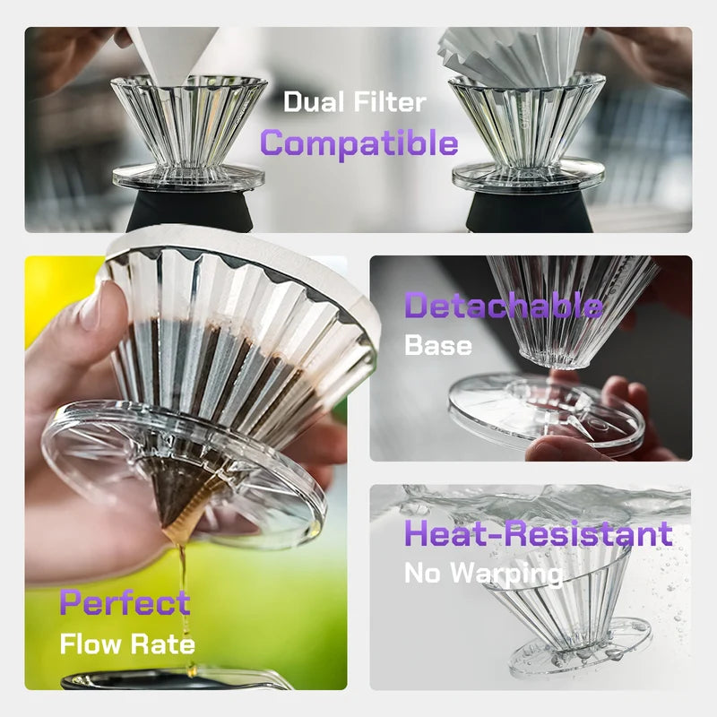 MAVO LMTD - STARTRATE COFFEE DRIPPER CLEAR