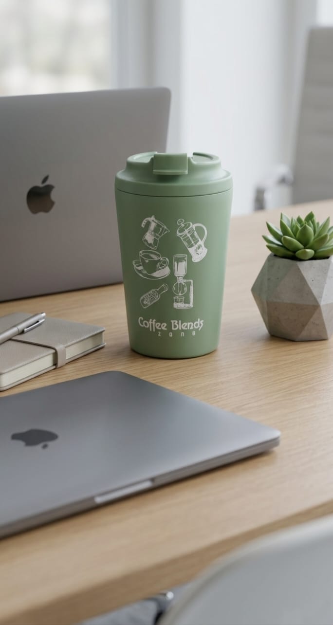 COFFEE BLENDS ZONE TUMBLER 12OZ - MINT GREEN