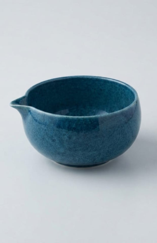 MATCHA BOWL WITH SPOUT - SAGE BLUE