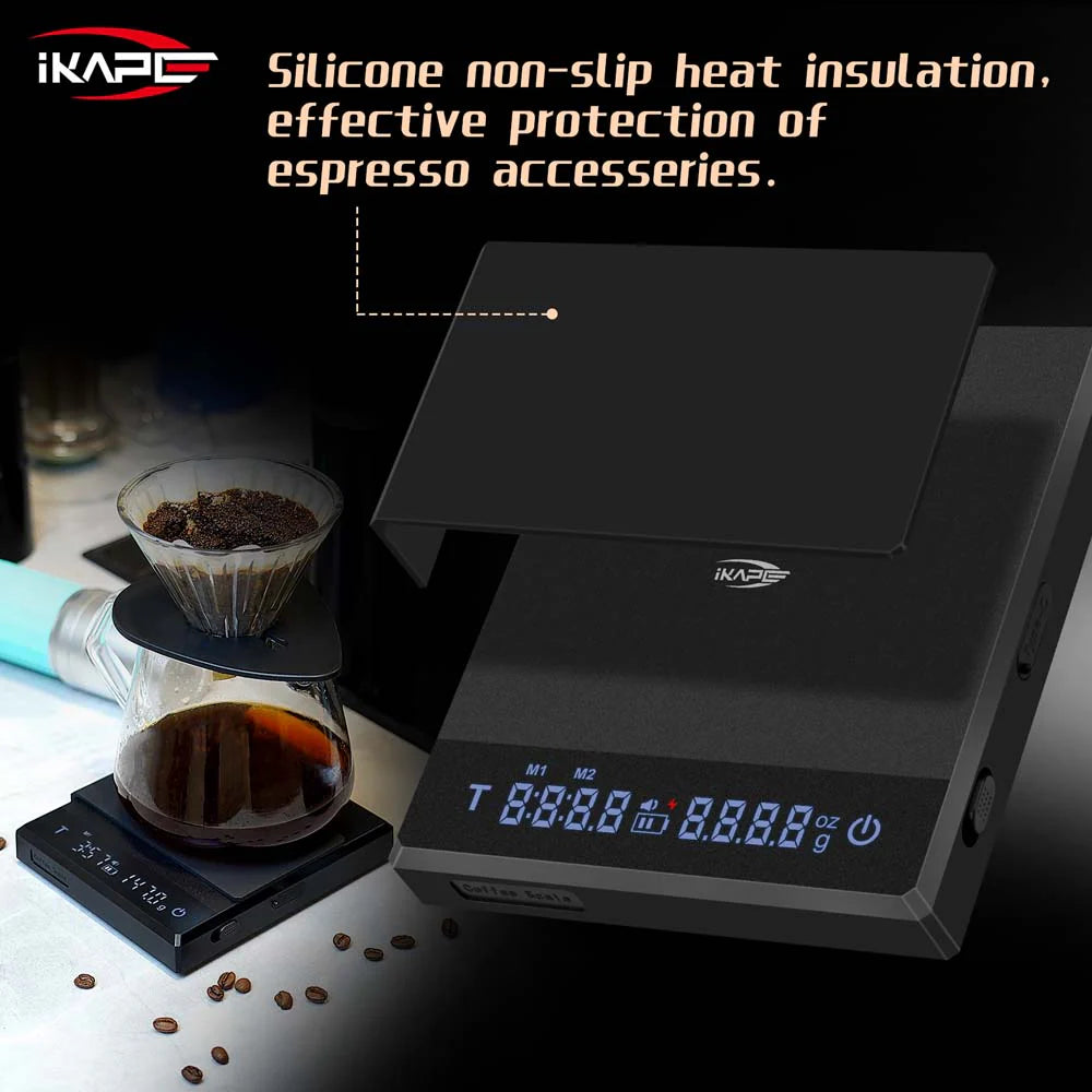 IKAPE - ABS V1 ELECTRONIC COFFEE SCALE - BLACK