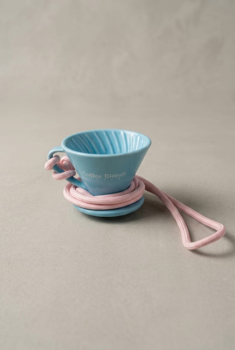 COFFEE BLENDS ZONE TASTING CUP BLUE PINK