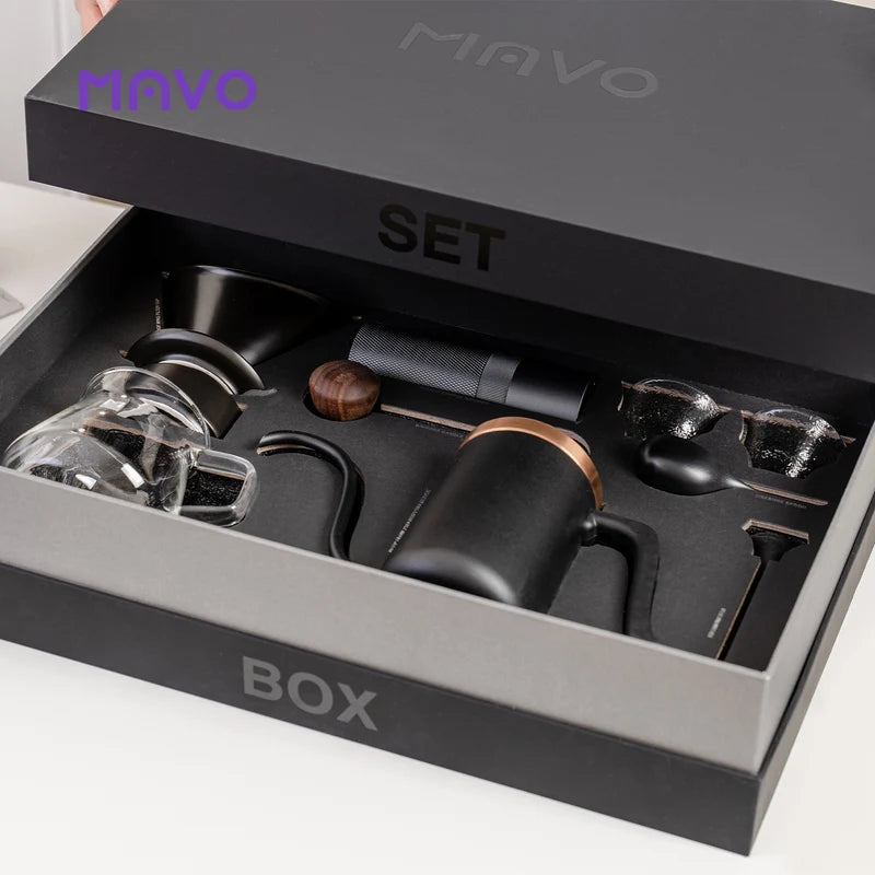 MAVO LMTD - 2.0 HAND DRIP COFFEE GIFT SET - BLACK