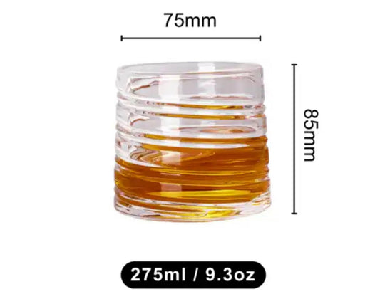 GLASS ROTATABLE CUP 275ML-3