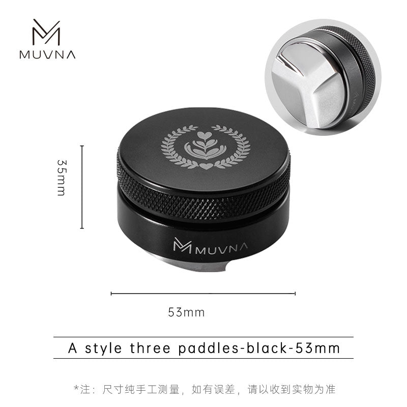 MUVNA-A style three paddles-black-53mm