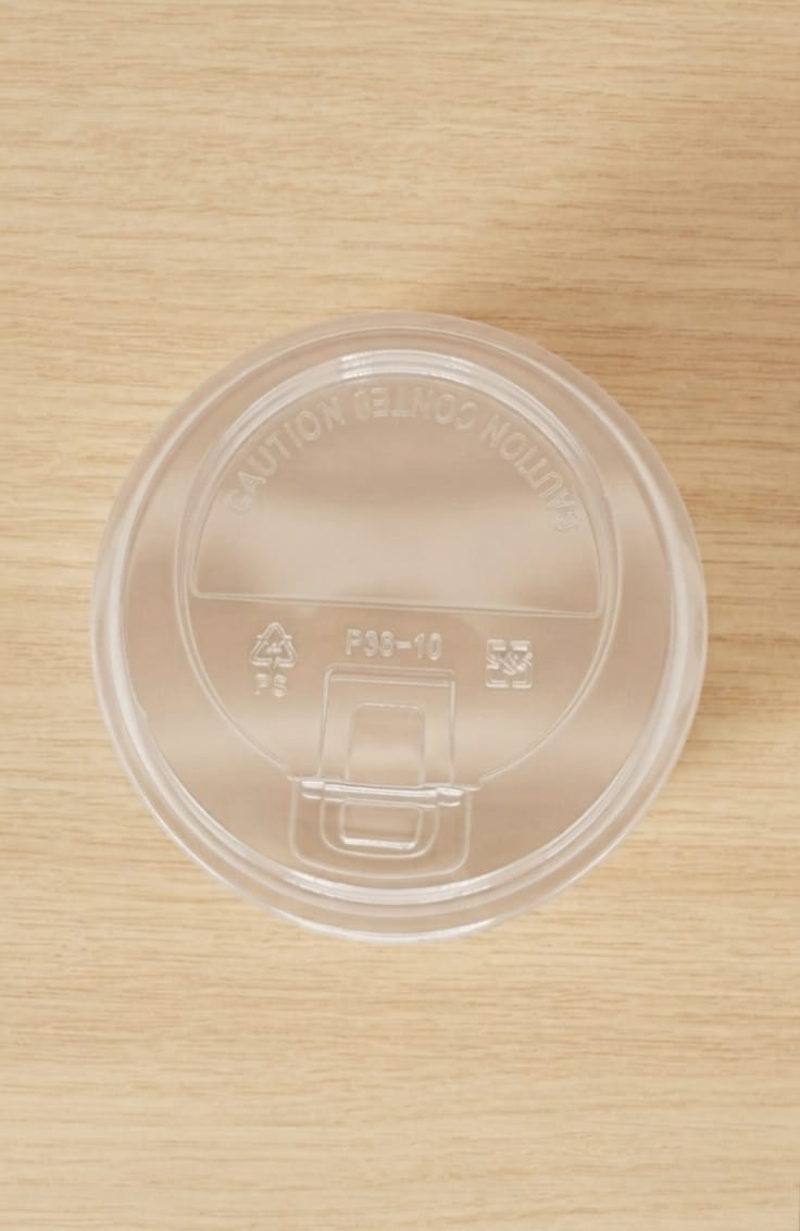 PLASTIC CUPS LIDS 25PCS