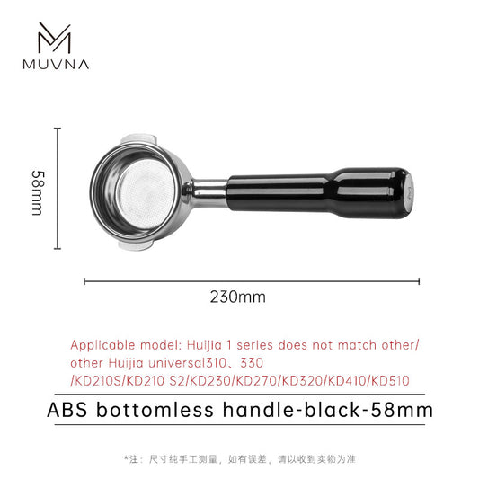 MUVNA-ABS bottomless handle-black-58mm