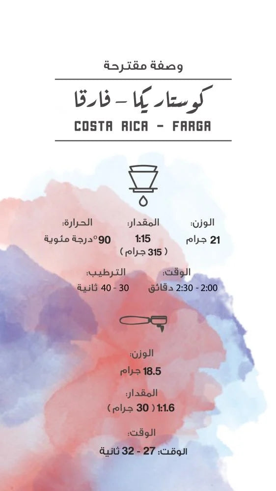 THE COFFEE FACTORY - COSTA RICA FARGA 250G