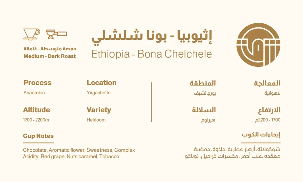 SHRQ - ETHIOPIA BONA CHELCHELE 250g