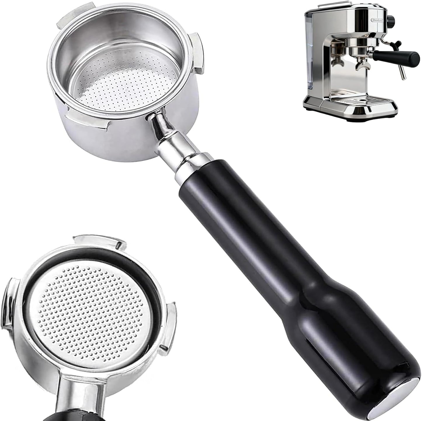 BOTTOMLESS PORTAFILTER 51MM - DELONGI MACHINE