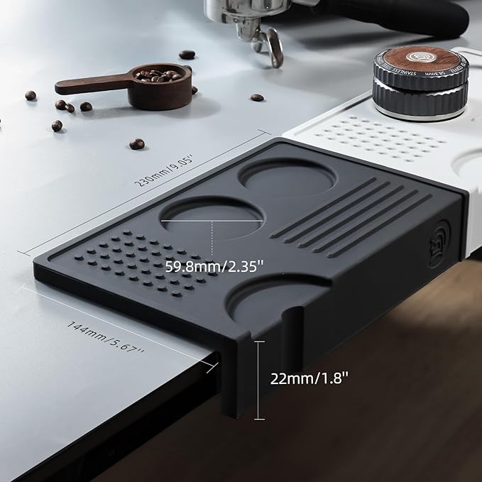 HERO- zeroHero Espresso Tamper Mat （black ）