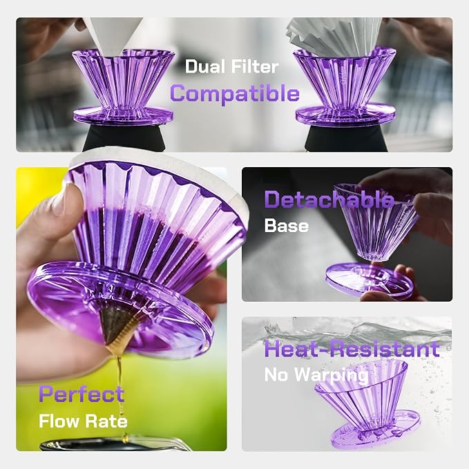 MAVO LMTD - STARTRATE COFFEE DRIPPER PURPLE