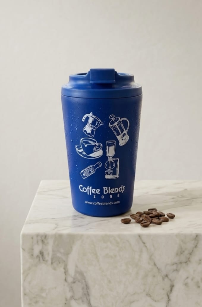 COFFEE BLENDS ZONE TUMBLER 12OZ - DARK BLUE