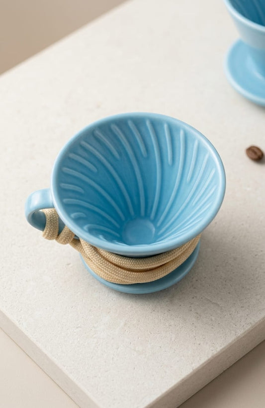 COFFEE BLENDS ZONE TASTING CUP BLUE ORANGE