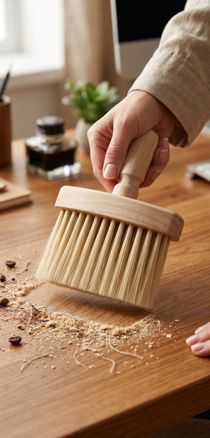CLEANING BRUSH - LIGHT WOOD