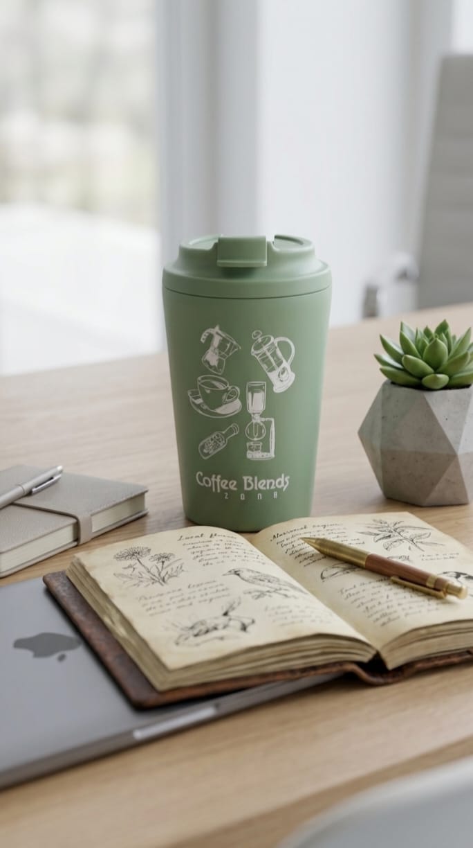 COFFEE BLENDS ZONE TUMBLER 12OZ - MINT GREEN