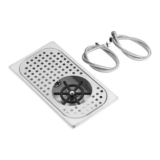 CUP RINSER - SILVER 32.5*18*4CM