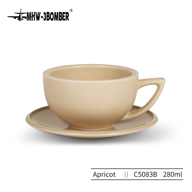 MHW-CERAMIC CUP 280ML- APRICOT