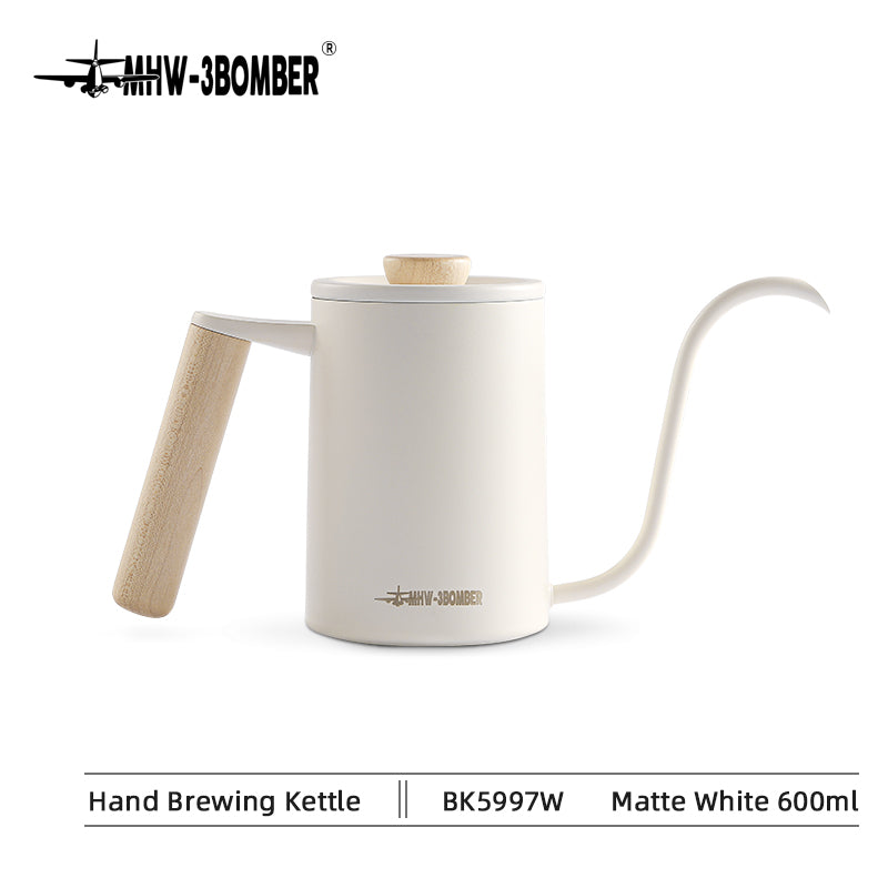 MHW-Planet Hand Brewing Kettle 600ml-matte white