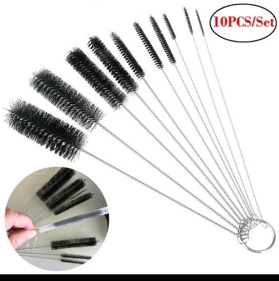 TUBE BRUSH SET-10PS