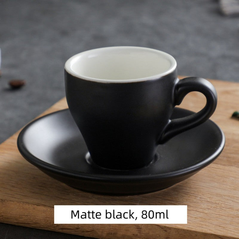 CUP 80ML- MATT BLACK