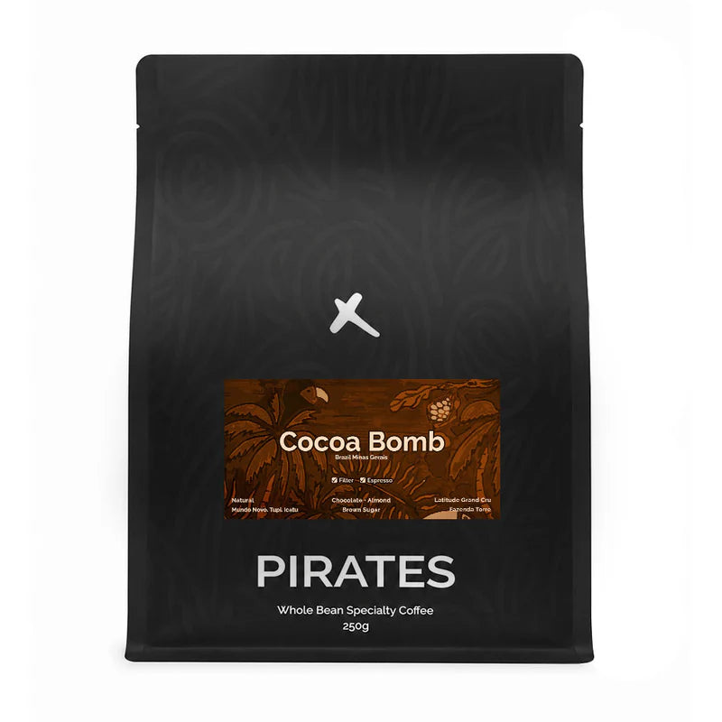 PIRATES OF COFFEE - COCOA BOMB: BRAZIL NATURAL 250g