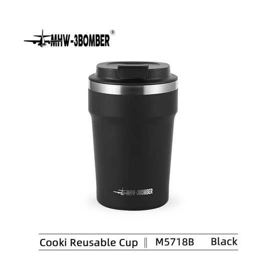 MHW-Cooki Reusable Cup-360ml BLACK