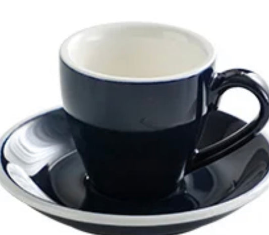 LATTE ART NAVY BLUE CUP -180ML