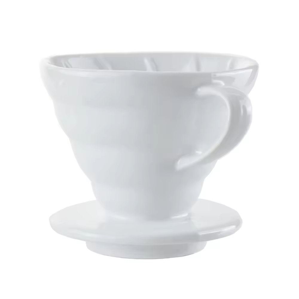 WHITE CERAMIC DRIPPER - 01