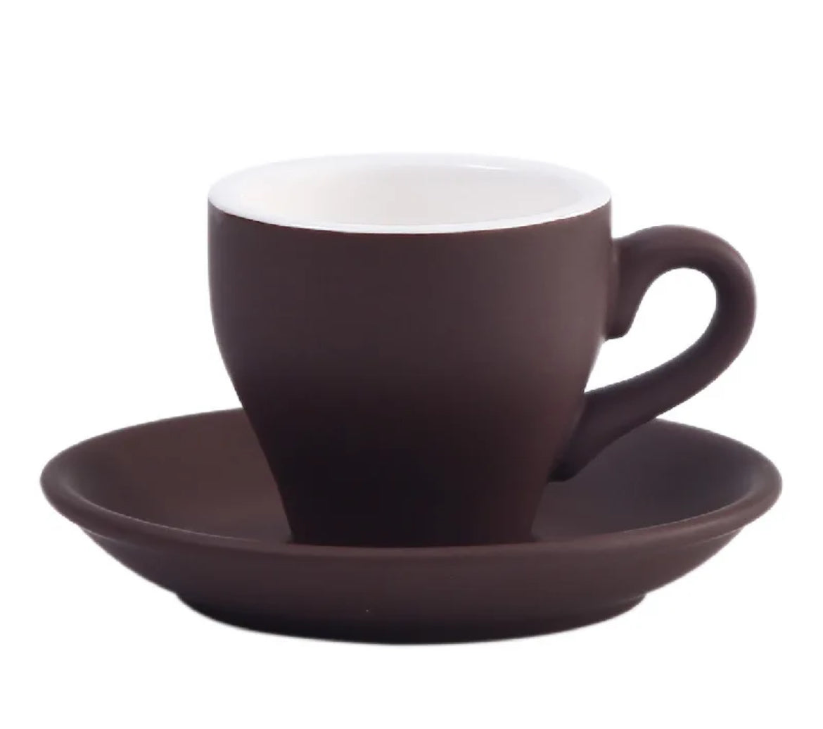 CUP 80ML-  MATT BROWN