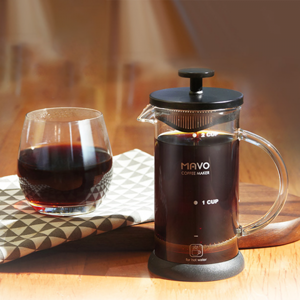 MAVO LMTD - OBSIDIAN BLACK FRENCH PRESS 600ML