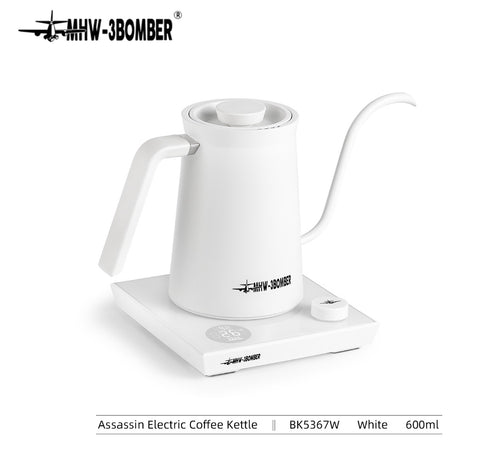 MHW-Assassin electric pour over kettle white-600ML