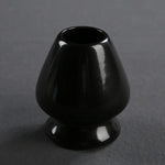 MATCHA BOWEL WITH SPOUT  + STAND -BLACK