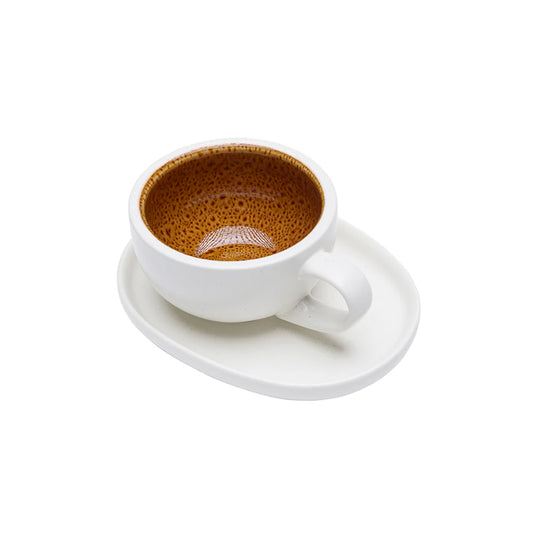 IKAPE - LATTE ART CUP 300ML - BROWN