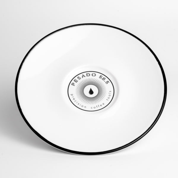 PESADO - SUNRISE CERAMIC COFFEE SET CUP AND SAUCER (WHITE)