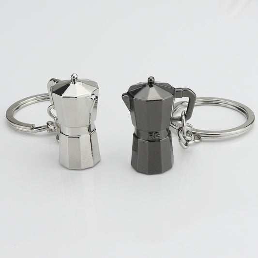 MOKAPOT KEYCHAIN-SILVER