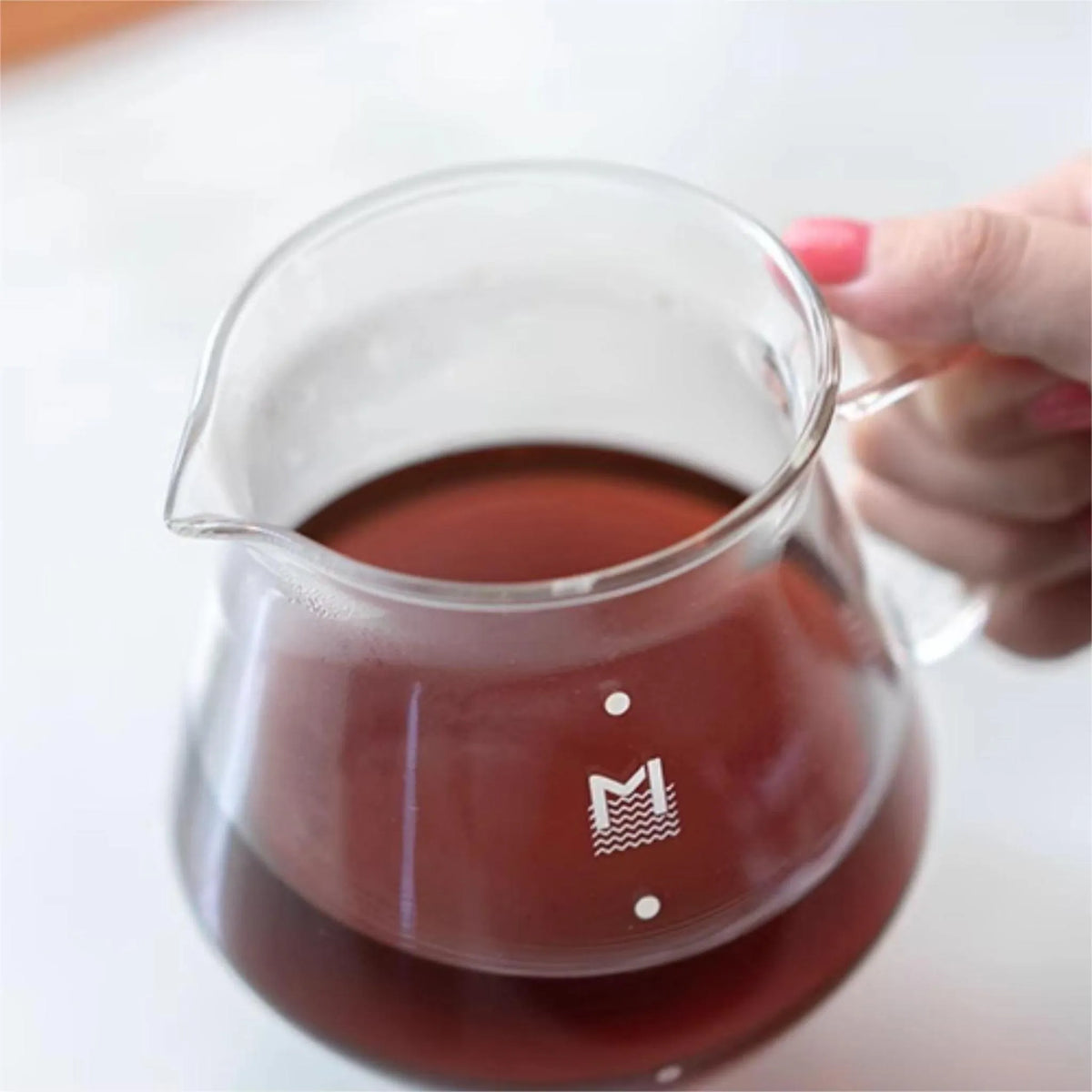 MAVO LMTD - ANGLED SAND COFFEE POT 400ML