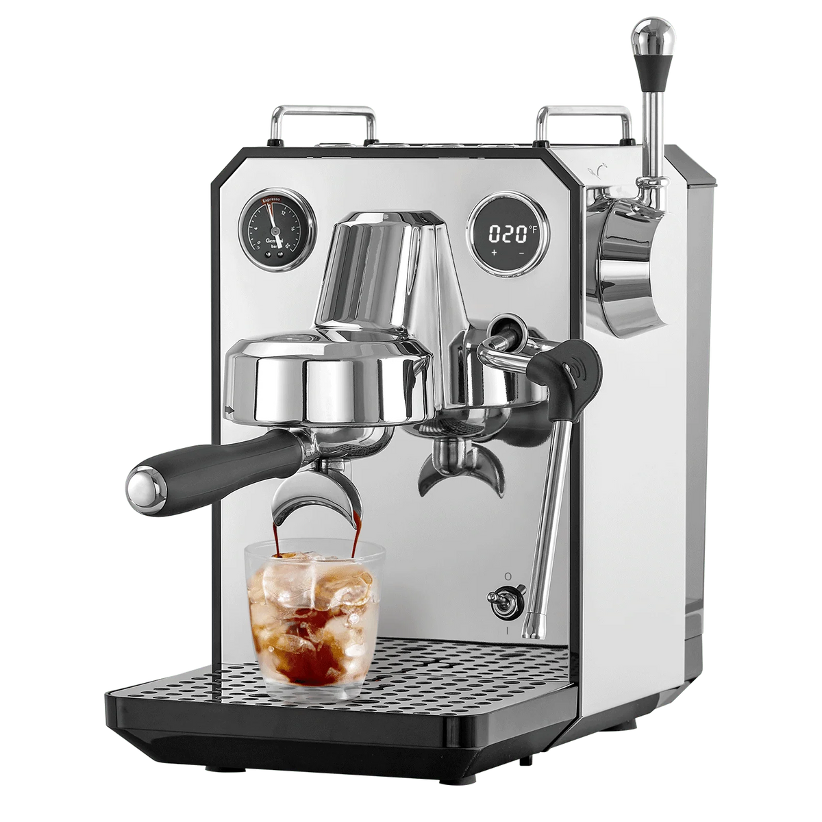 GEMILAI - G3006A ESPRESSO COFFEE MACHINE - METALLIC SILVER