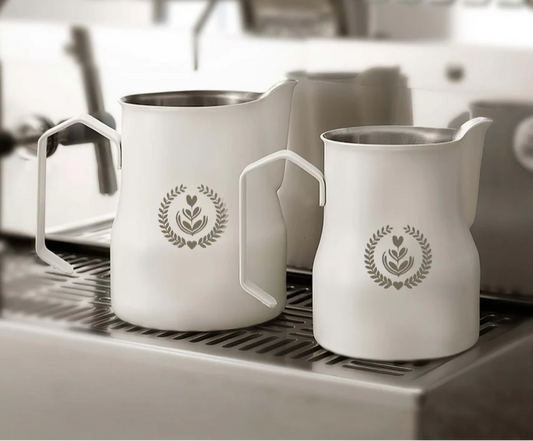 MUVNA-MILK FROTHING PITCHER WHITE -350ML