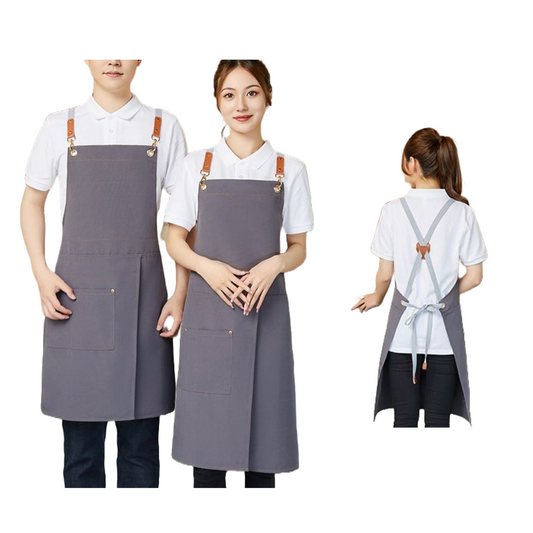 BARISTA APRON 2- GREY