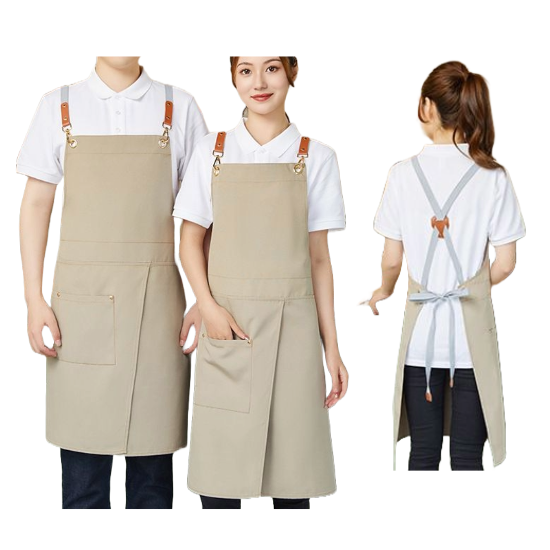 BARISTA APRON 2- BEIGE