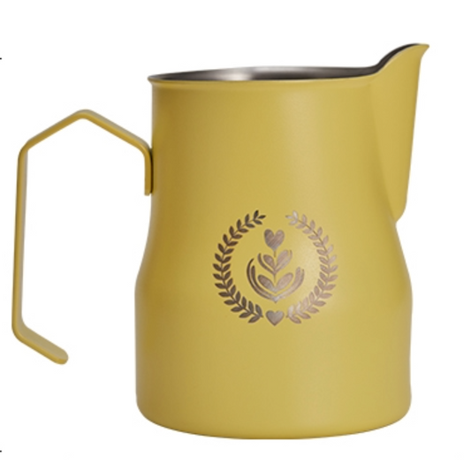 MUVNA-Milk  frothing  pitcher YELLOW color-450ML