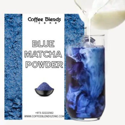 BEVERAGE: MATCHA BLUE LATTE - (TALL) 12OZ