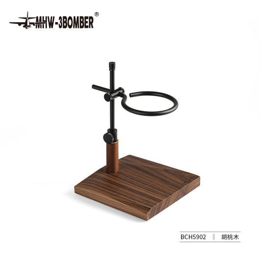 MHW-COFFEE DRIPPER STAND WALNUT