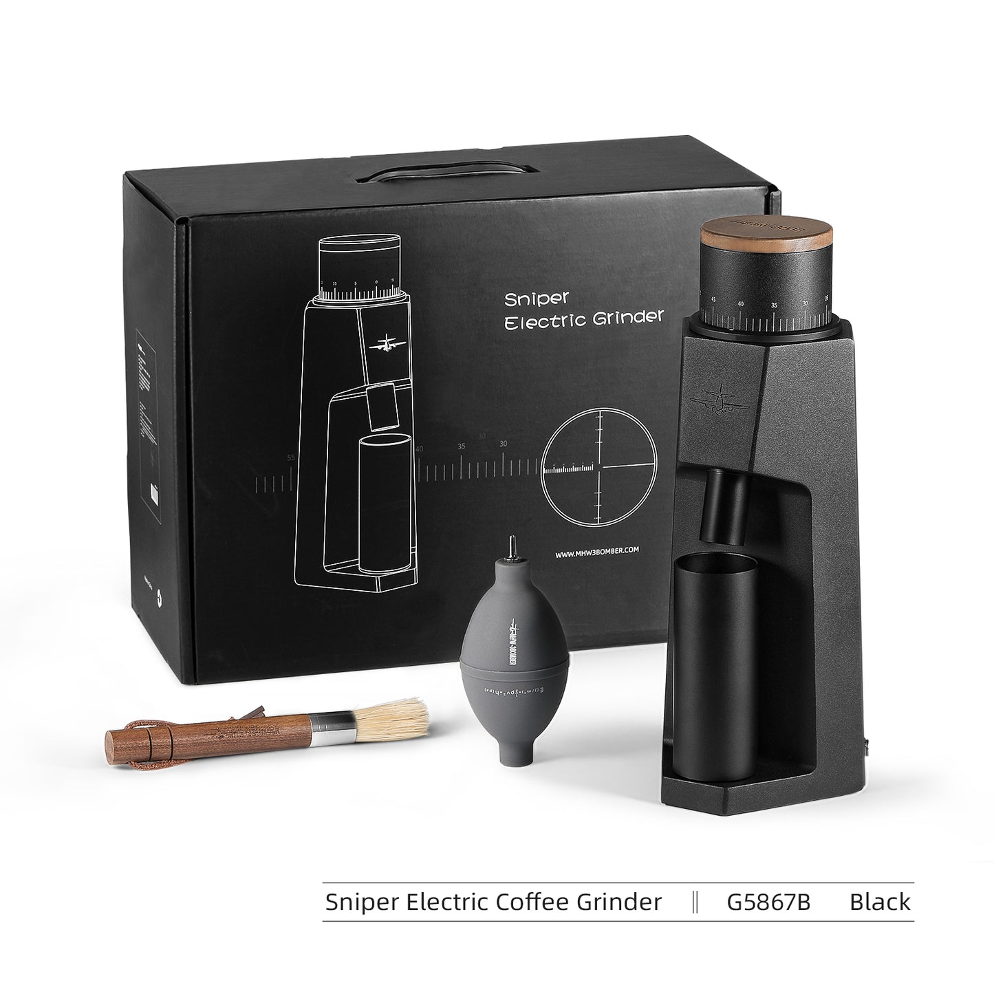 MHW-Sniper Electric Coffee GrinderBlack