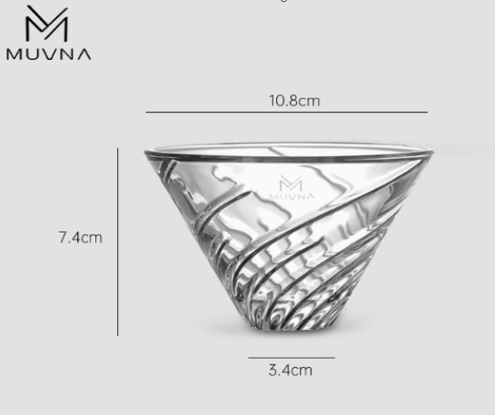 MUVNA-GLASS DRIPPER - 01 CLEAR