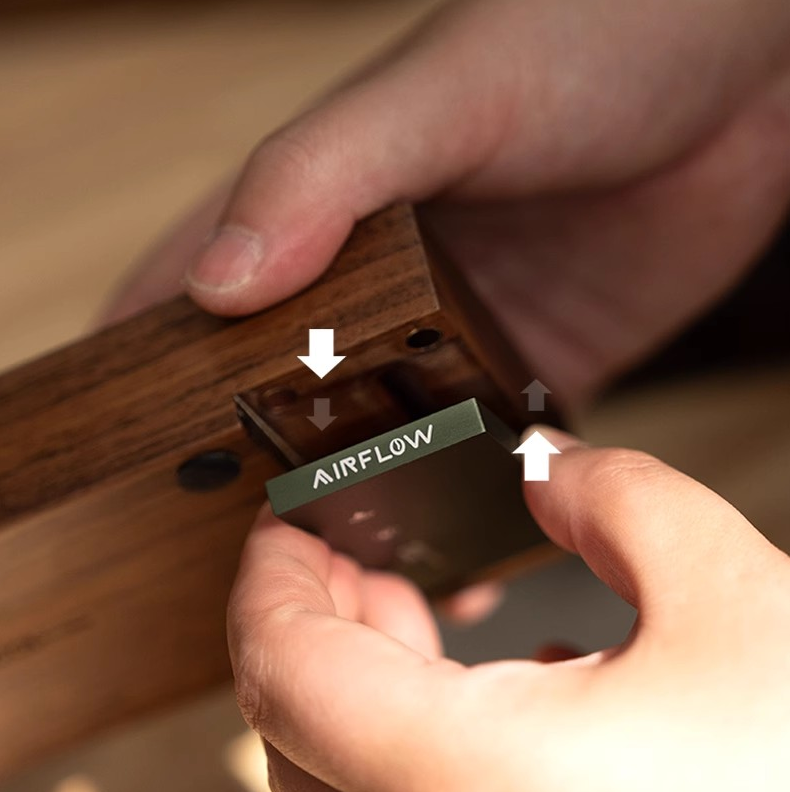 AIRFLOW - COFFEE GEAR HOLDER - GREEN